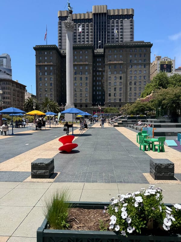 Union Square on a sunny day